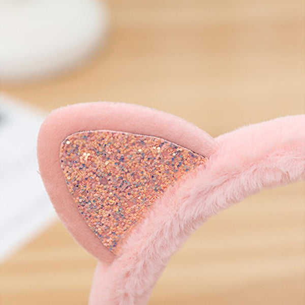 Cat Ear Earmuffs Pastel Fuzzy Accessories Hats