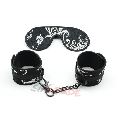 Soft Blindfold Handcuffs   Starter Kit Restraints Blindfolds