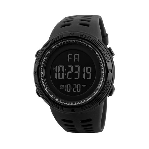 Veile Studios Night Light Sports Electronic Watch Multifunctional Waterproof Black Watches