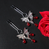 Nipple & Clitoral Toys House Of Dasein Nipple Clamp Sex Toys With Red Jewelry For Men Women Bdsm Bondage Clips