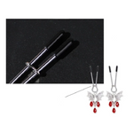 Nipple & Clitoral Toys House Of Dasein Nipple Clamp Sex Toys With Red Jewelry For Men Women Bdsm Bondage Clips