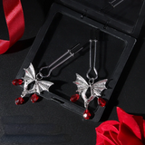 Nipple & Clitoral Toys House Of Dasein Nipple Clamp Sex Toys With Red Jewelry For Men Women Bdsm Bondage Clips