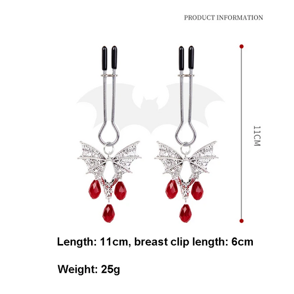 Nipple Clamp Sex Toys With Red Jewelry For Men Women   Clips Nipple & Clitoral Toys