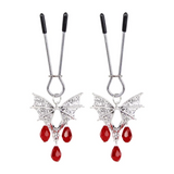 Nipple & Clitoral Toys House Of Dasein Nipple Clamp Sex Toys With Red Jewelry For Men Women Bdsm Bondage Clips