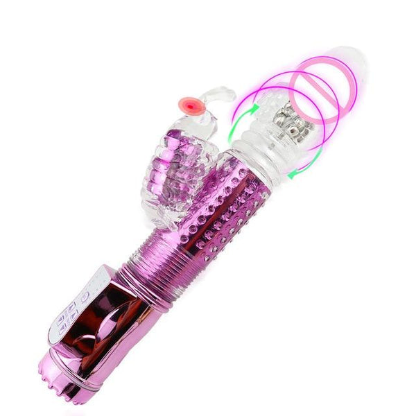 Telescopic Thrusting Rabbit  G Spot Clitoral Stimulation Rabbit s