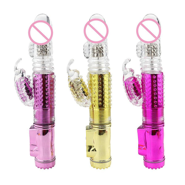 Telescopic Thrusting Rabbit  G Spot Clitoral Stimulation Rabbit s