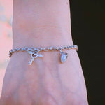 Veile Studios Heart Shape Lock Suction Couple Combination Bracelet Fashion Jewellery Bracelets