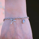 Veile Studios Heart Shape Lock Suction Couple Combination Bracelet Fashion Jewellery Bracelets