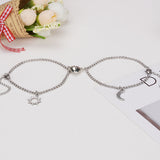 Veile Studios Heart Shape Lock Suction Couple Combination Bracelet Fashion Jewellery Bracelets