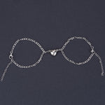 Veile Studios Heart Shape Lock Suction Couple Combination Bracelet Fashion Jewellery Bracelets