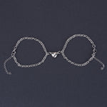 Veile Studios Heart Shape Lock Suction Couple Combination Bracelet Fashion Jewellery Bracelets