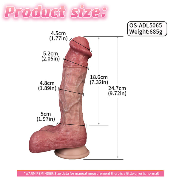 Tver Double Realistic Dildo Realistic Dildos