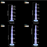 Dildos House Of Dasein Pastel Purple Sea Jade Long Tentacle Silicone Dildo