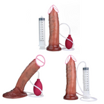 Realistic Dildos House Of Dasein Lifelike Squirting Penis Silicone Dildo With Sucker For Women Anal Plug