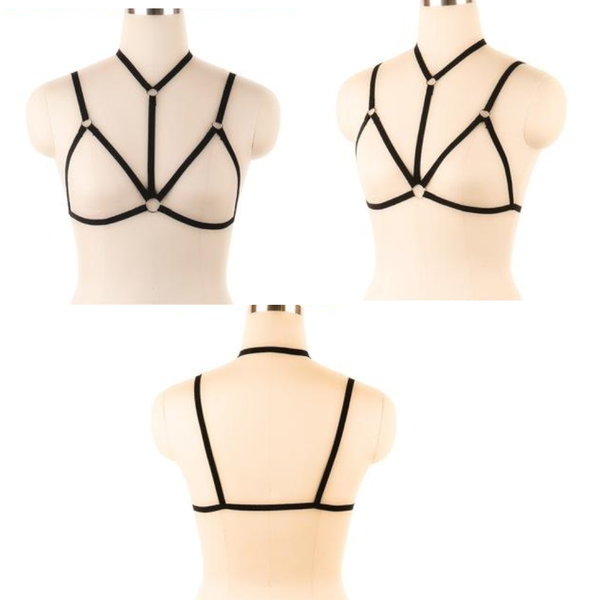 Pentagram  Body Harness  Cage Bra  Lingerie  Clothing