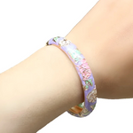 Bracelets Veile Studios Peony Flower Vintage Chinese Filigree Cloisonne Enamel Cuff Bangles