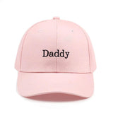 Daddy Ballcap Pink White Black Hats & Headwear