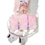 Pink Fur Duffle Bag Duffle Bags