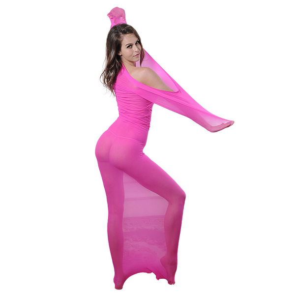 Pink Full Body Silk Stocking  Temptations Restraints  Other Erotic Clothing