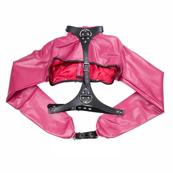 Rose Red Straitjacket Body  Restraints Women Fetish Clothing  Straitjackets &  Suits