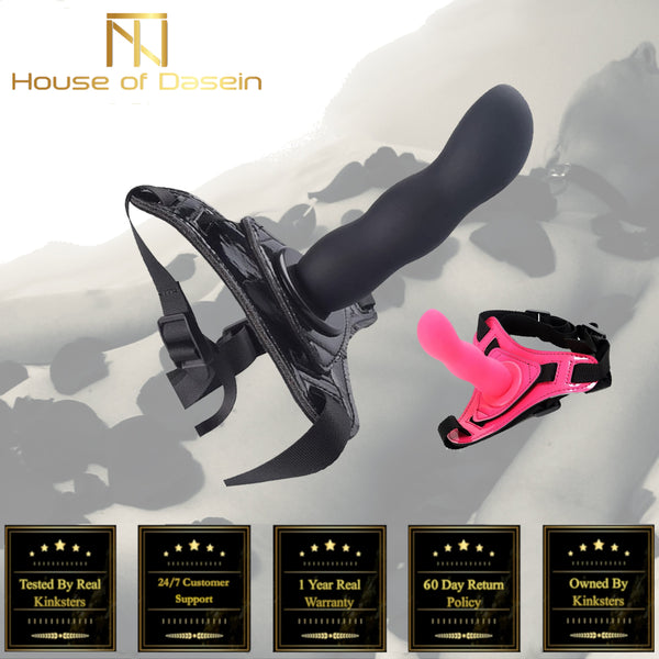 Pink Dildo Belt Lesbian Couples G Spot Dong Strapon Harness Strap Ons