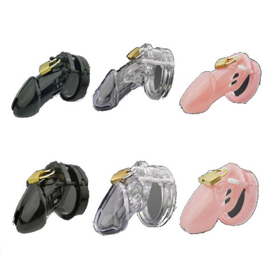 Plastic Male Chastity Locking  Cage  Kink Fetish Restraints Chastity Toys