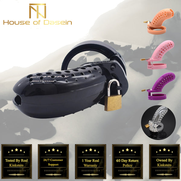 Plastic Male Chastity Device Breathable Locking  Cage  Ring Men  Rings