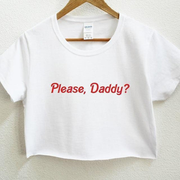 Daddy Crop Top Ddlg Shirt Other Erotic Clothing