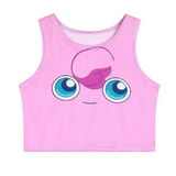 Pocket Monster Crop Tops Women Crop Tees