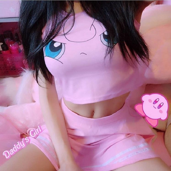 Pocket Monster Crop Tops Women Crop Tees