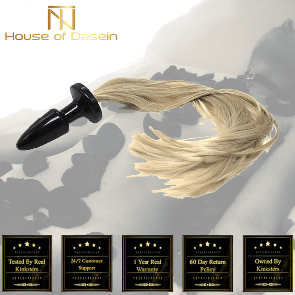 Pony Tail Anal Plug Pet Play  Kink Fetish Non Vibrating Butt Plugs