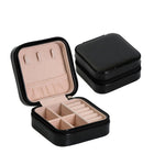 Jewellery Boxes Veile Studios Portable Travel Jewelry Box Organizer Ornaments Storage Case Earring Ring Necklace Valentine's Day Gift