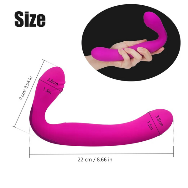 Double Ended Dual Motors Dildo s G Spot Vagina Stimulator Massager Sex Toy Double Ended Dildos
