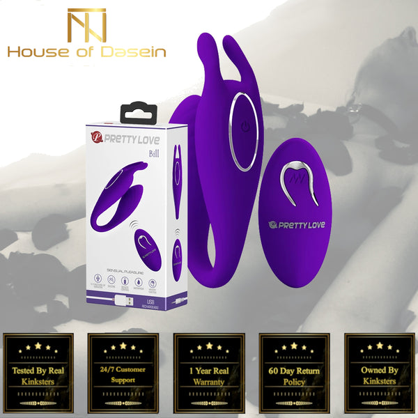 Pretty Love 12 Speed Rabbit  U Type Remote Couples Wearable Rabbit s