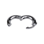 Stainless Steel Ball Stretcher Penis Metal Cock Ring For Men