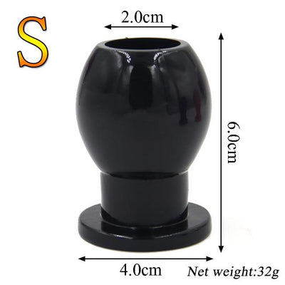 Hollow Anal Plug Silicone  Enema Speculum Kink Fetish Non Vibrating Butt Plugs