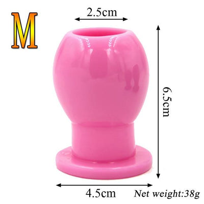 Hollow Anal Plug Silicone  Enema Speculum Kink Fetish Non Vibrating Butt Plugs