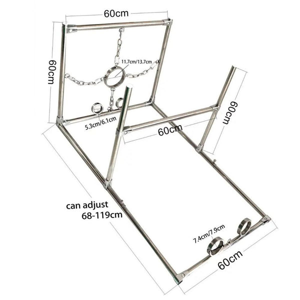 The Pro Pack  Stainless Steel  Frame Sex Furniture