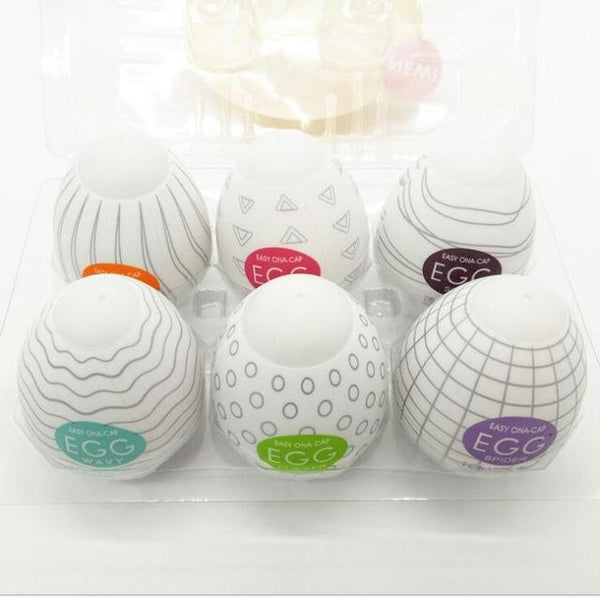 6 Pack Tenga Eggs Pleasure Device Male Masturbation  Masturbators
