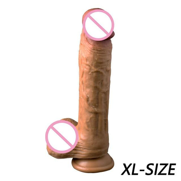 Super Soft Realistic  Dildo Suction Cup Dong Small / Medium Large Realistic Dildos