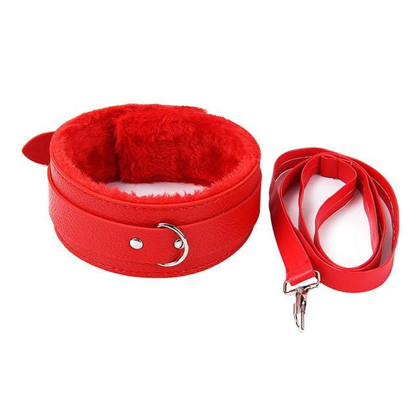 Soft Collar And Leash Set For  Beginners Kink Fetish Collars & Leashes