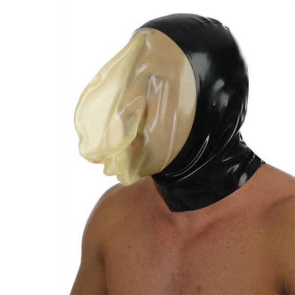 Latex Hood Sealed Breathing Mask Hoods