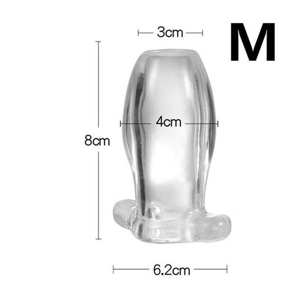 Hollow Tunnel Butt Plug Anal Speculum Mini   Medical Play Fetish Non Vibrating Butt Plugs