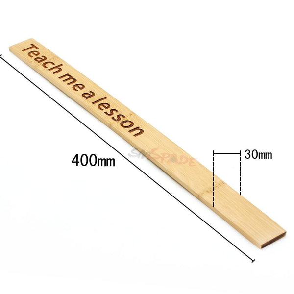 Spanking Ruler 40Cm Long Bamboo Paddle Impact Play Toy Paddles