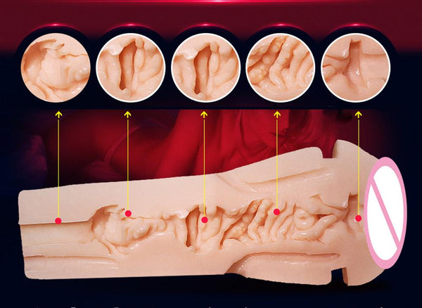 Deep Large Masturbator Male Suction Cup Rechargeable Vagina Pocket  Masturbators