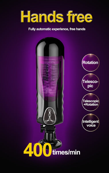 Automatic Telescopic Masturbator Cup For Men Masturbators