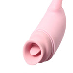 Clitoral Suction Vibrator Silicone Nipple Sucking Massager Pink Green
