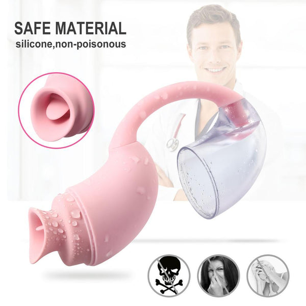 Clitoral Suction  Silicone Nipple Sucking Massager Pink Green Suction s