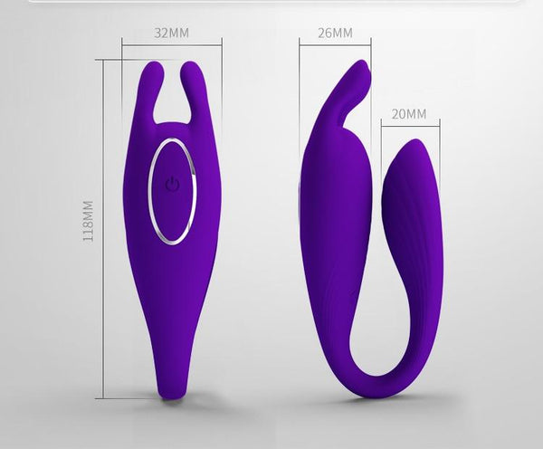 Pretty Love 12 Speed Rabbit  U Type Remote Couples Wearable Rabbit s