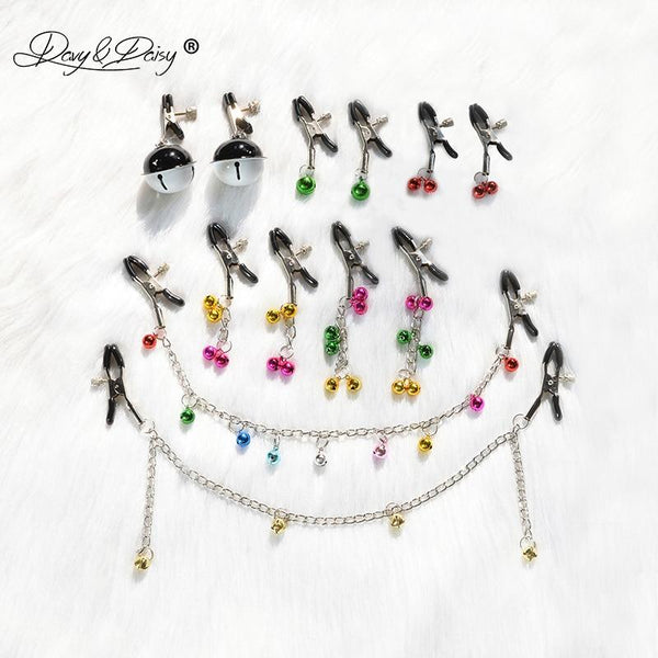 Christmas Bells Nipple Clamps Breast Clips   Restraints Nipple & Clitoral Toys